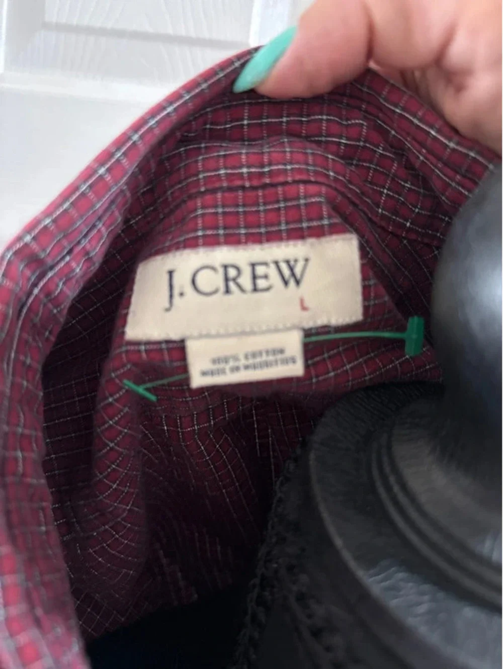 J.Crew size large short sleeve button-down
